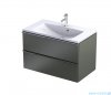 Oristo Etna szafka podumywalkowa wisząca 80x50x45 oliwkowy mat OR52-SD2S-80-17